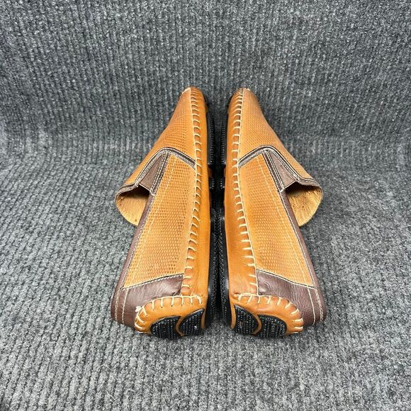 NEW Pikolinos Jerez Driving Loafers Brown Leather Slip On Shoes Mens 43 / US 10 - Picture 5 of 7